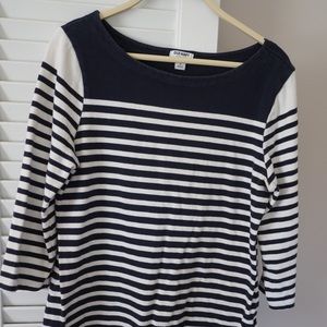 OLD NAVY Long-Sleeved Striped Shirt • Sz M ⚓️